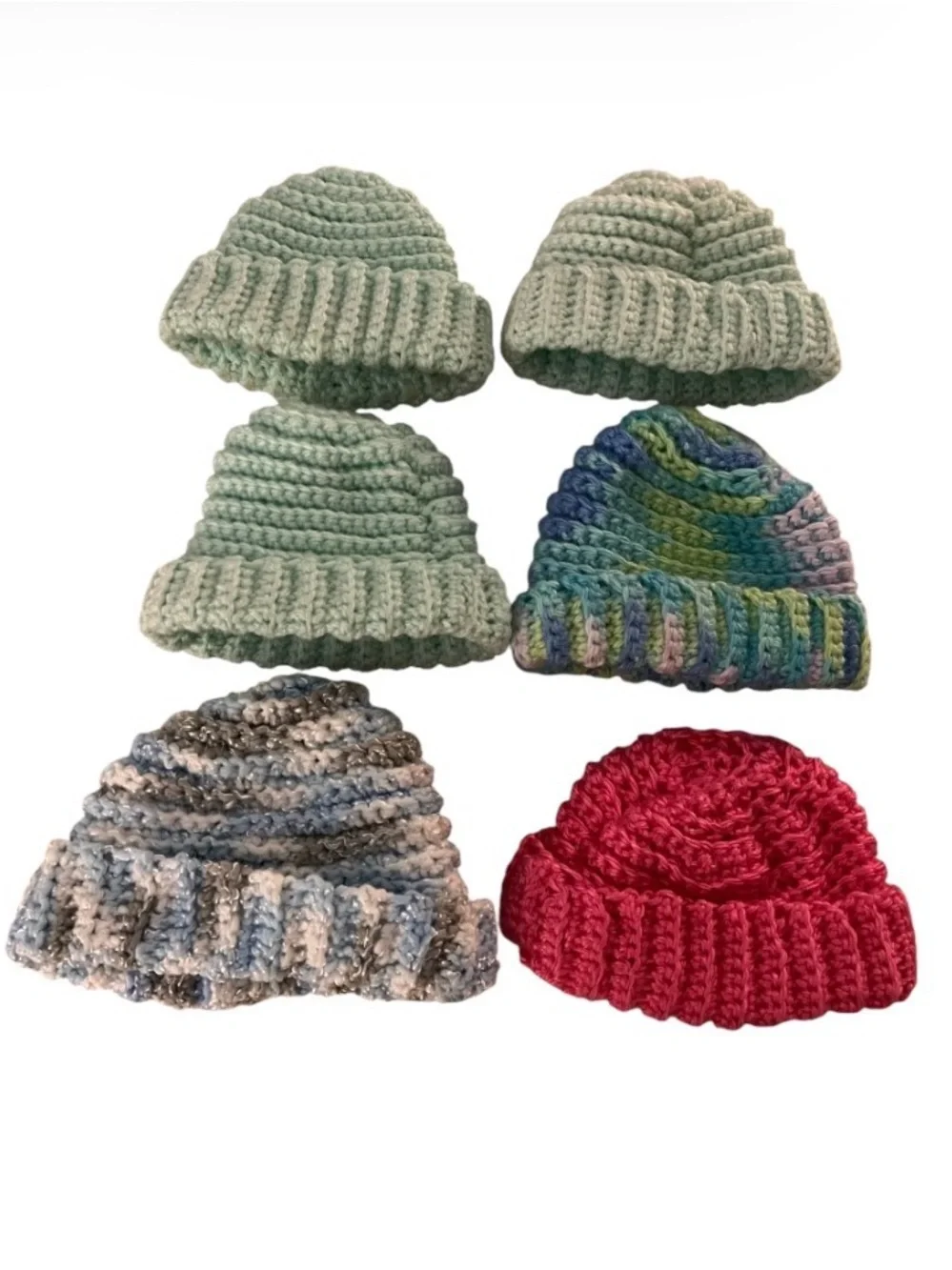 Handmade Knitted Baby Caps